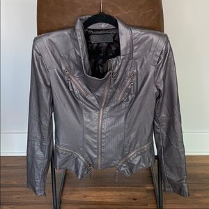 Women’s Faux Leather Moto Jacket